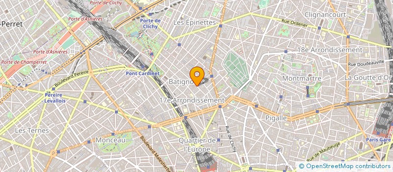 localisation de l'entreprise EAU FRANCE VERTE à PARIS