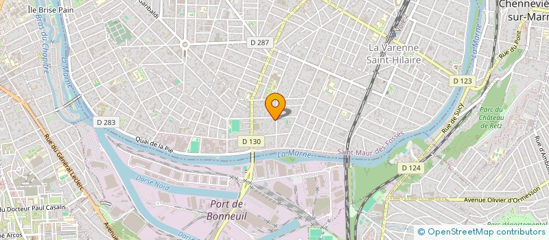 localisation de l'entreprise EAU GAZ ENERGIE à SAINT-MAUR-DES-FOSSES