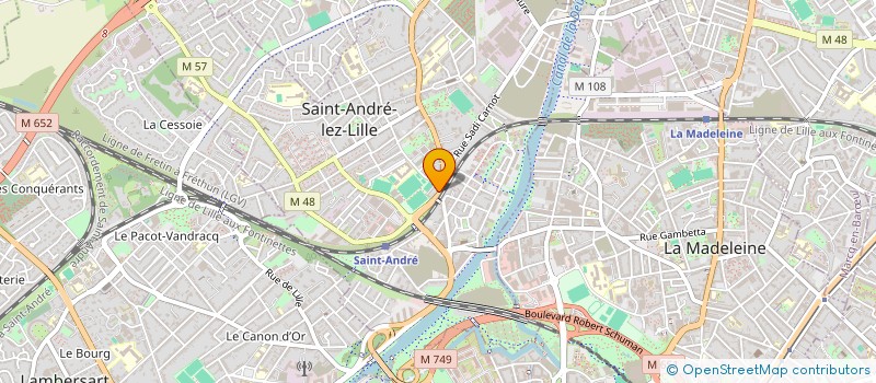 localisation de l'entreprise EAU-LINK à SAINT-ANDRE-LEZ-LILLE