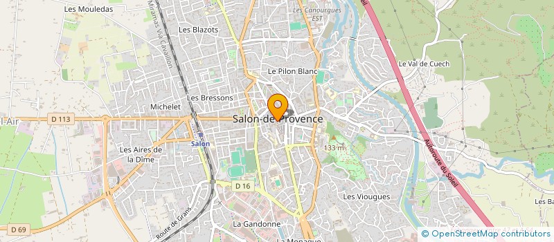 localisation de l'entreprise EAU MARINE à SALON-DE-PROVENCE