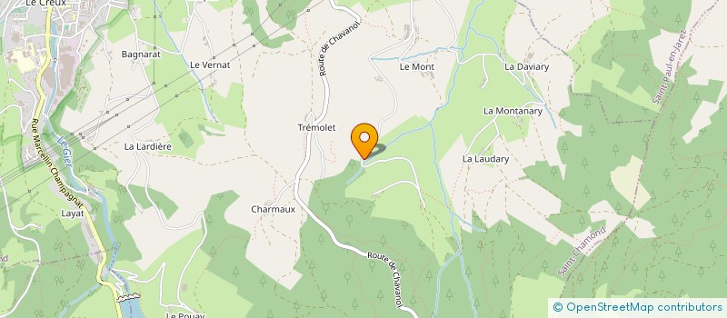 localisation de l'entreprise EAU MEGA SECURITE à SAINT-CHAMOND
