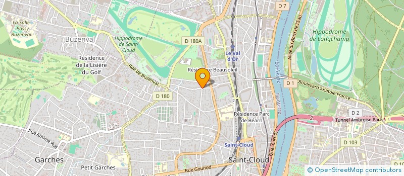 localisation de l'entreprise EAU-MEGA SOLUTIONS à SAINT-CLOUD