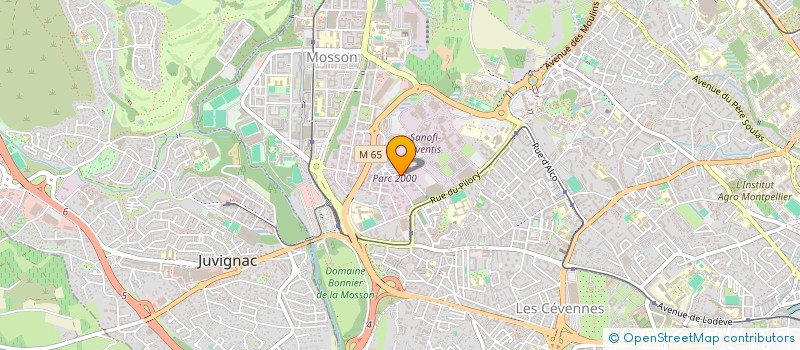 localisation de l'entreprise EAU MOINS SIX à MONTPELLIER