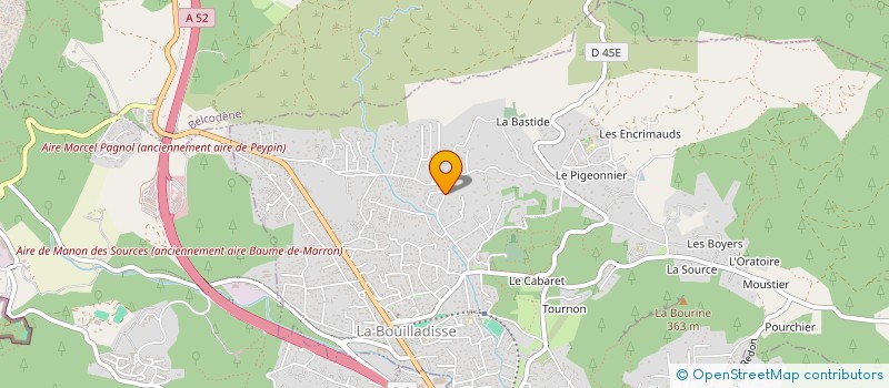 localisation de l'entreprise EAU NET  LA BOUILLADISSE