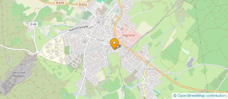 localisation de l'entreprise EAU NETTE ET PURE FRANCE  THUIR