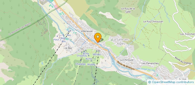 localisation de l'entreprise EAU PETIT PONT  LA SALLE-LES-ALPES