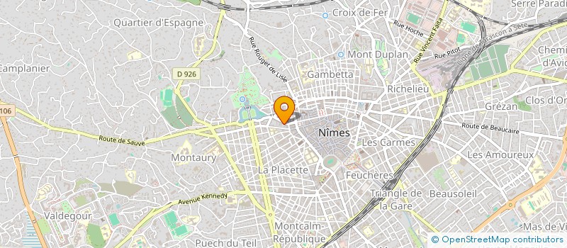 localisation de l'entreprise EAU PLAISIR à NIMES