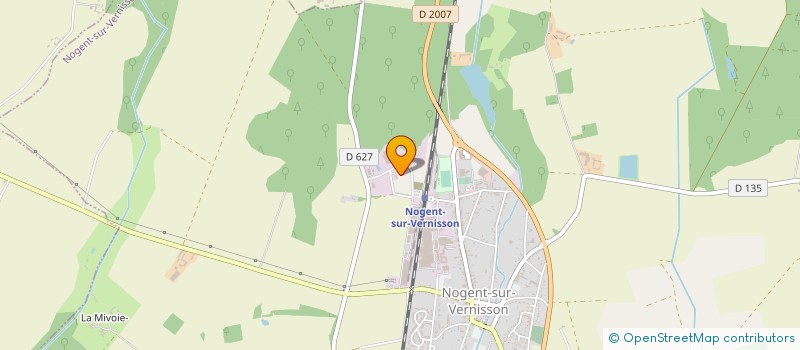 localisation de l'entreprise EAU PLUVIALE ALUMINIUM SARL à NOGENT-SUR-VERNISSON