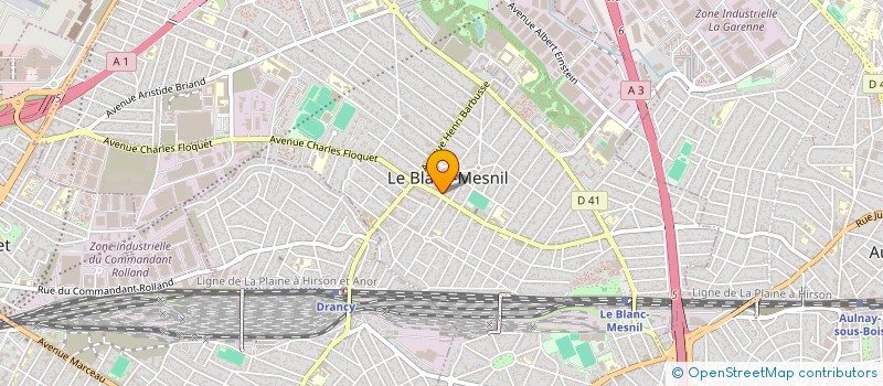 localisation de l'entreprise EAU POTABLE POUR TOUS ( EPT ) à LE BLANC-MESNIL