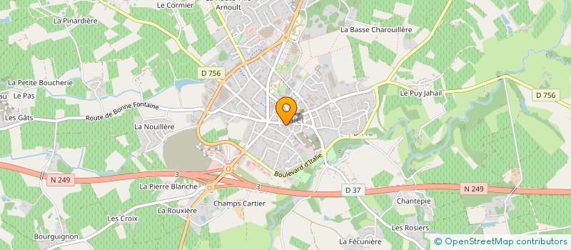 localisation de l'entreprise EAU PRESSING à VALLET