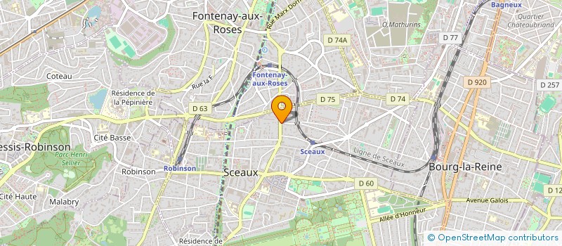 localisation de l'entreprise EAU PURE ET SAINE à BOURG-LA-REINE