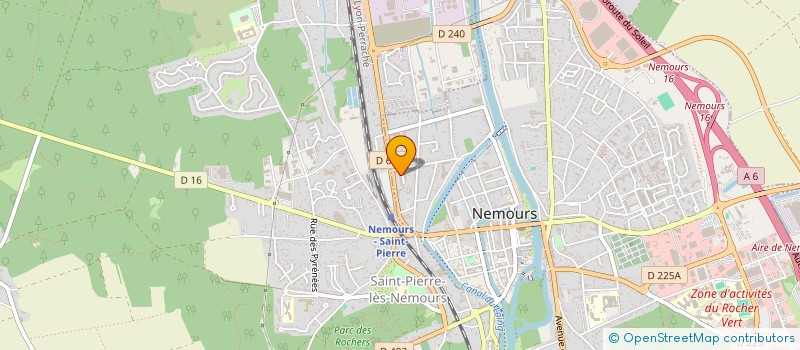 localisation de l'entreprise EAU'REL PLOMBERIE  NEMOURS