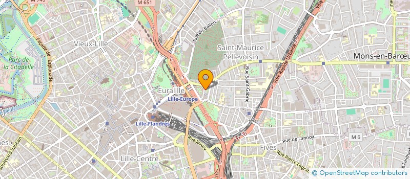 localisation de l'entreprise EAU ROUGE à LILLE