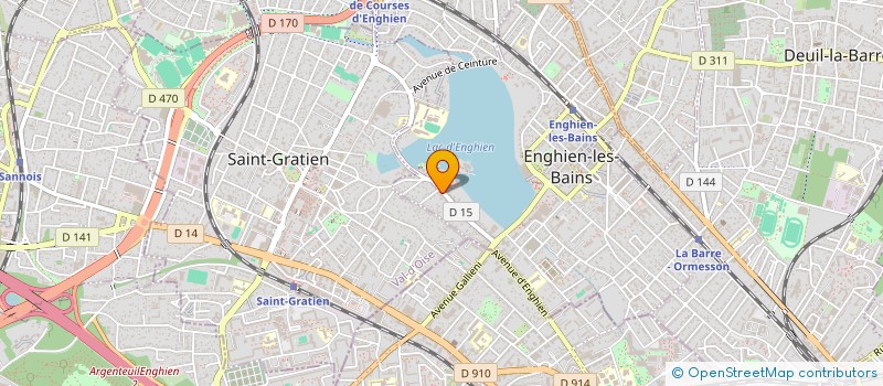 localisation de l'entreprise EAU ROUGE à ENGHIEN-LES-BAINS