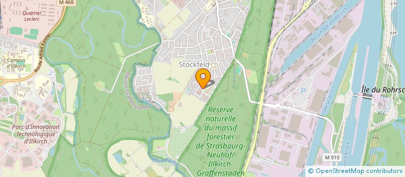 localisation de l'entreprise EAU SCAN à STRASBOURG