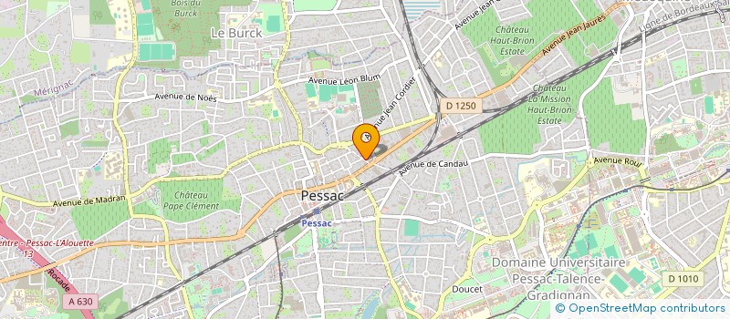 localisation de l'entreprise EAU SOL AIR à PESSAC