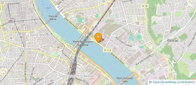 localisation de l'entreprise EAU SPORTS LOISIRS à BORDEAUX
