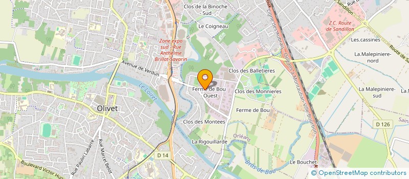 localisation de l'entreprise EAU SWIM HOME à ORLEANS