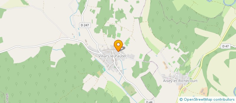 localisation de l'entreprise EAU TECHNIQUE à VILLARS-LE-PAUTEL
