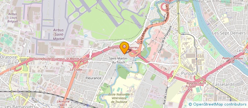 localisation de l'entreprise EAU TON HOME FRANCE PLATEFORME  TOULOUSE