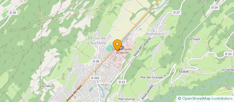 localisation de l'entreprise EAU'TONOMIC  LA CROIX-DE-LA-ROCHETTE