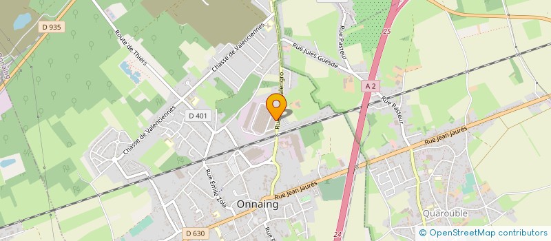 localisation de l'entreprise EAU TRAVAUX ET MAINTENANCE à ESCAUTPONT
