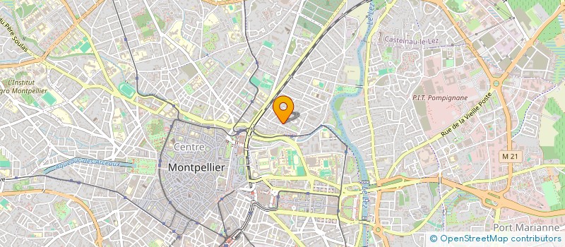 localisation de l'entreprise EAU VIVE à MONTPELLIER