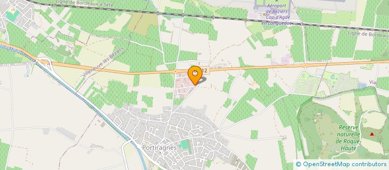 localisation de l'entreprise EAU VIVE IDATF  PORTIRAGNES