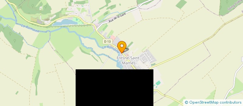 localisation de l'entreprise EAU'VIVIER  FRESNE-SAINT-MAMES