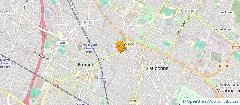 localisation de l'entreprise EAUBONNE CULTURES ET PARTAGE à EAUBONNE