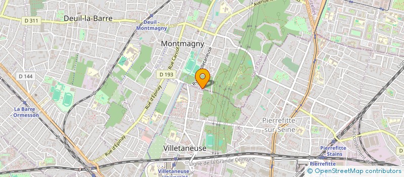 localisation de l'entreprise EAUBONNE ROLLER INLINE  MONTMAGNY