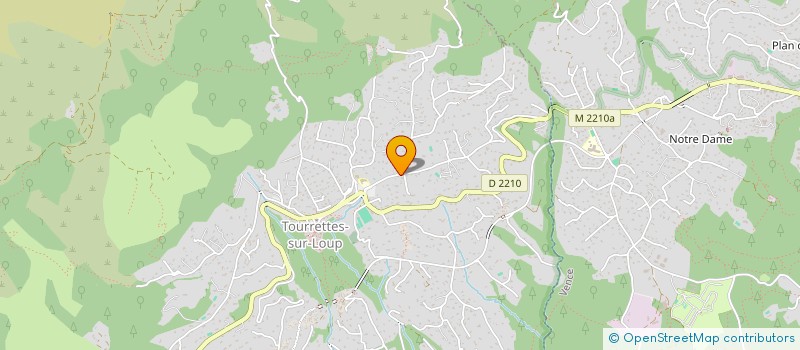 localisation de l'entreprise EAUCLAIR à TOURRETTES-SUR-LOUP