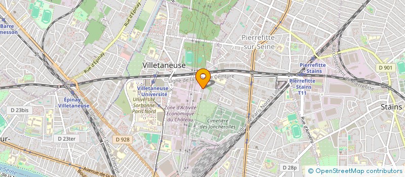 localisation de l'entreprise EAUDACE à VILLETANEUSE
