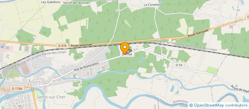 localisation de l'entreprise EAUKEY  SELLES-SUR-CHER