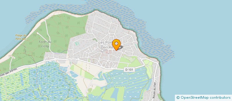 localisation de l'entreprise EAULDING EUROPE  LES PORTES-EN-RE