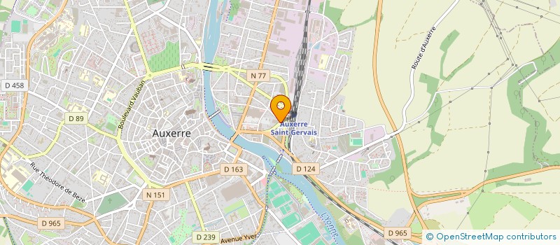 localisation de l'entreprise EAULIA à AUXERRE