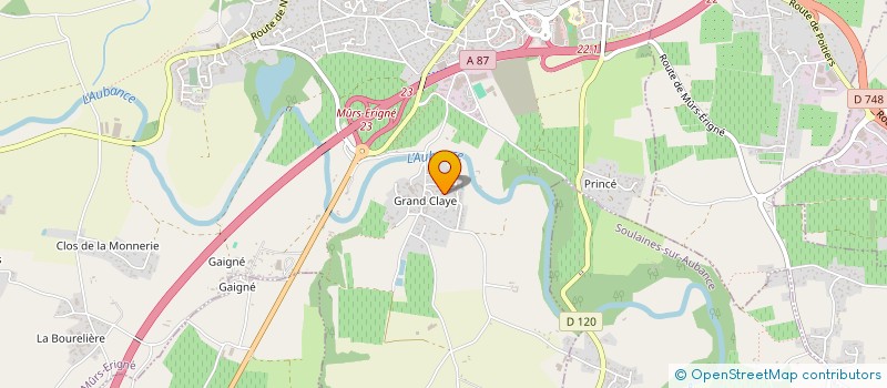 localisation de l'entreprise EAUPTIMUM  MURS-ERIGNE