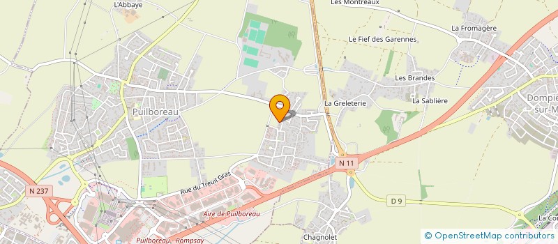 localisation de l'entreprise EAUREA  PUILBOREAU