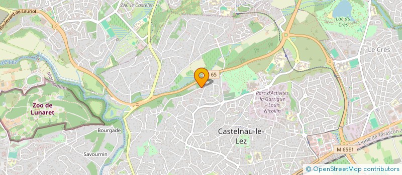 localisation de l'entreprise EAUREKA à CASTELNAU-LE-LEZ