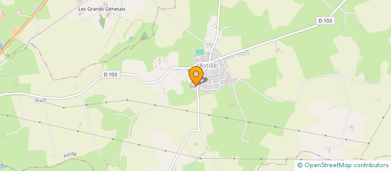 localisation de l'entreprise EAURELEC  ASTILLE