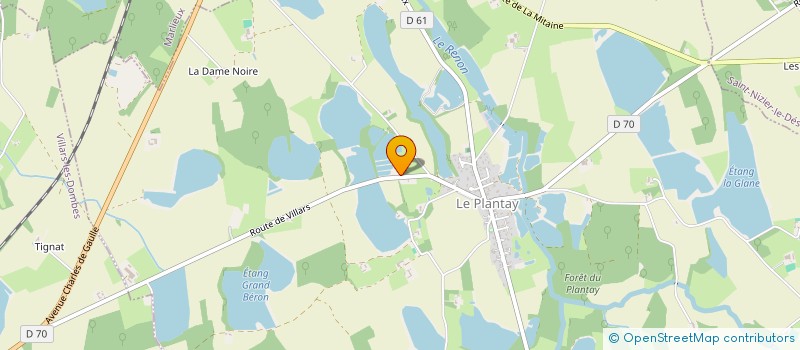 localisation de l'entreprise EAURIZON INGENIERIE  LE PLANTAY