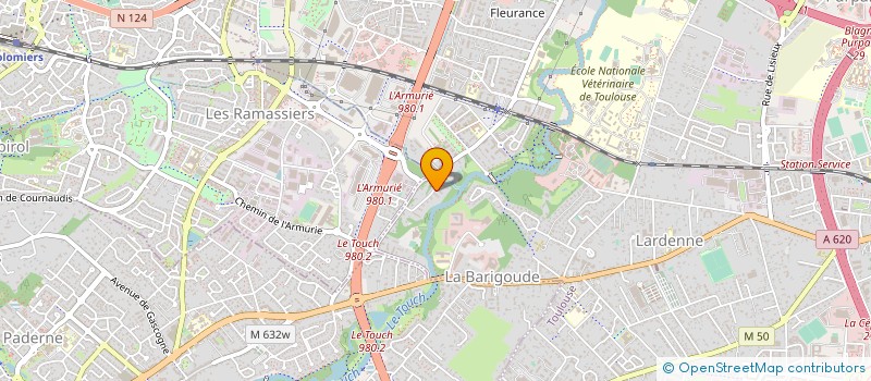 localisation de l'entreprise EAUTOURS S.A.S  TOULOUSE