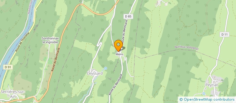 localisation de l'entreprise EAUX BUGEY SERVICES  LEYSSARD