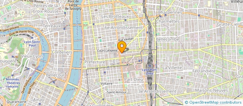 localisation de l'entreprise EAUX DE FRANCE  LYON 3EME