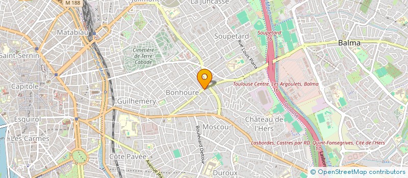 localisation de l'entreprise EAUX DE RIQUET à TOULOUSE