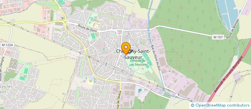 localisation de l'entreprise EAUX EN COULEURS à CHEVIGNY-SAINT-SAUVEUR