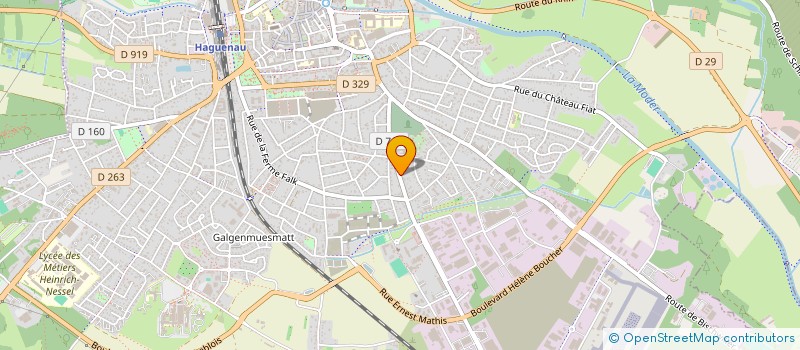 localisation de l'entreprise EAUX ENERGIES PRO  HAGUENAU