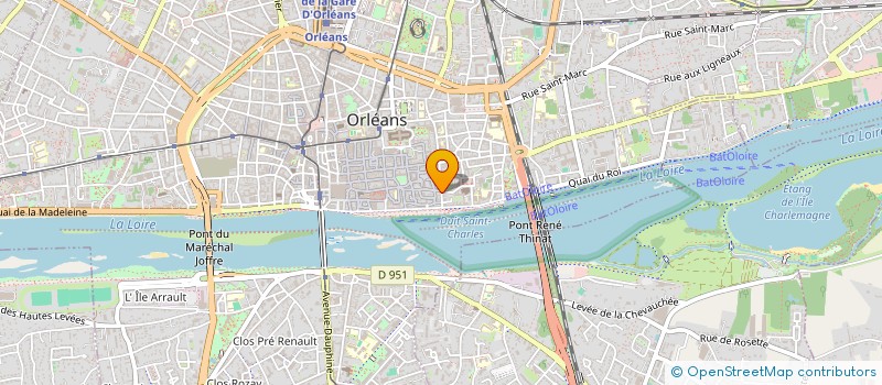 localisation de l'entreprise EAUX FORTES à ORLEANS