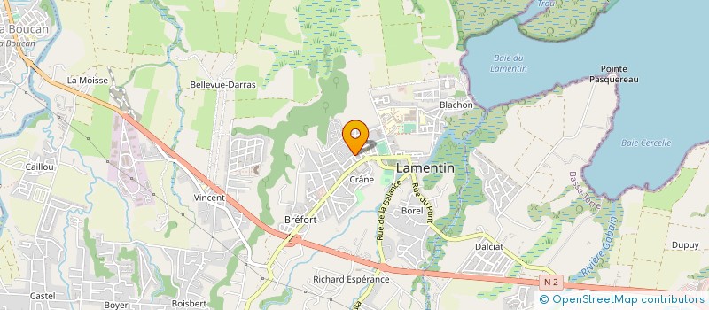 localisation de l'entreprise EAUX'NODIS à LAMENTIN