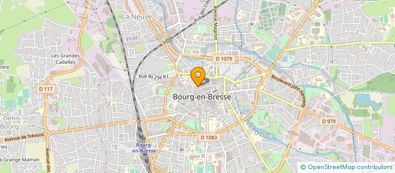 localisation de l'entreprise EAUX SECOURS à BOURG-EN-BRESSE